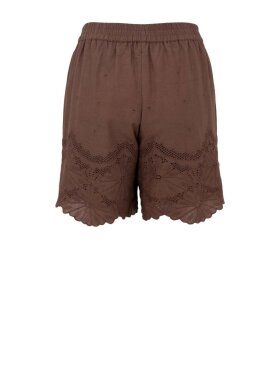 Black Colour - BCAgneta Lace Shorts