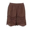 Black Colour - BCAgneta Lace Shorts
