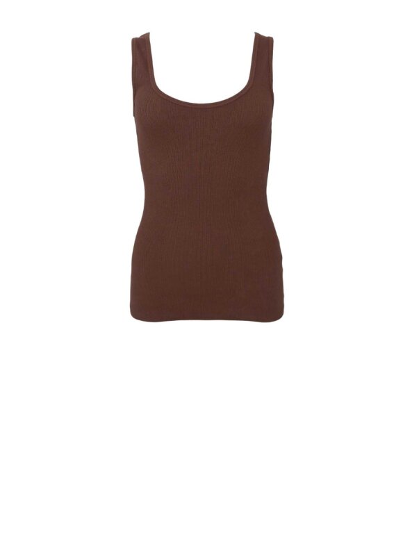 Black Colour - BCVibs Rib Tank Top - Lev. maj Black Colour - BCVibs Rib Tank Top - Lev. maj