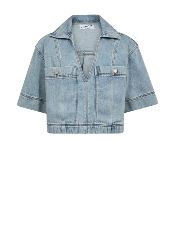 Haute L'amitié - Drew Denim Top Haute L'amitié - Drew Denim Top