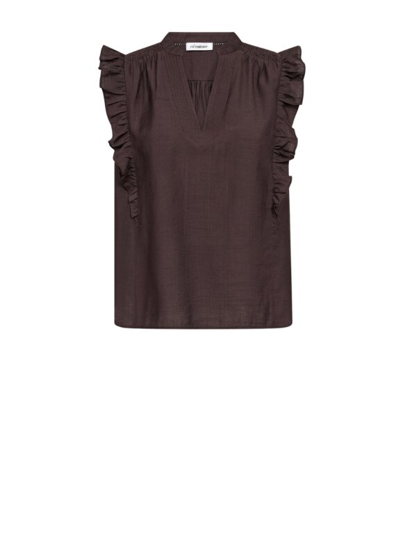 Co'Couture - HeraCC Frill SS V-Top