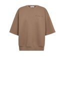 Haute L'amitié - Maxi Split SS Logo Sweat - Lev. mar.