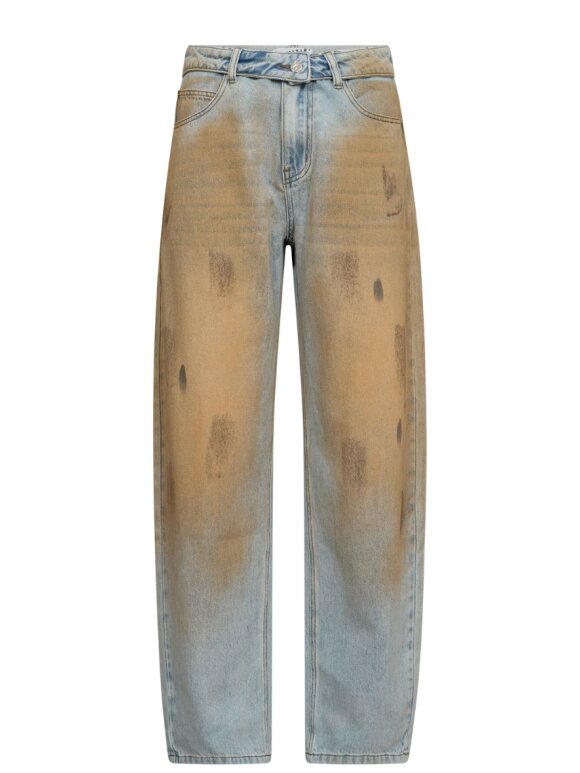 Haute L'amitié - Barrel Vintage Wash Flip Jeans - Lev. apr.