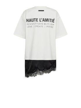 Haute L'amitié - Loose Mix Lingerie Tee - Lev. mar.