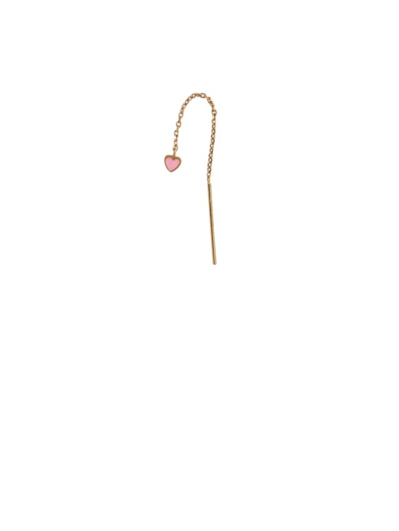 Stine A - Dangling Love Heart Earring