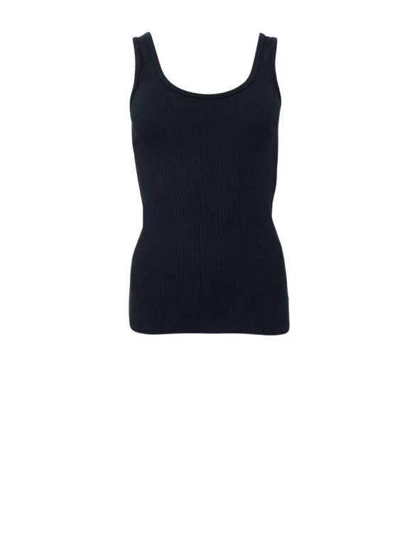 Black Colour - BCVibs Rib Tank Top Black Colour - BCVibs Rib Tank Top