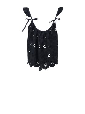 Black Colour - BCJuliane Lace Strap Top - Lev. maj