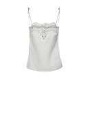 Neo Noir - Kaela Heavy Sateen Lace Top
