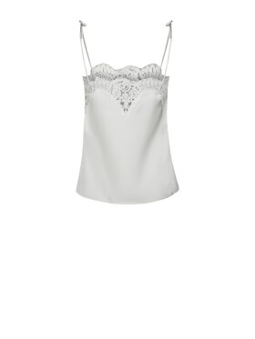 Neo Noir - Kaela Heavy Sateen Lace Top