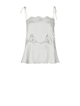 Neo Noir - Kaela Heavy Sateen Lace Top