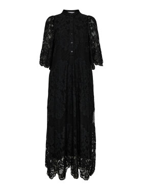 Haute L'amitié - Curvey Lace Hem Placket Dress