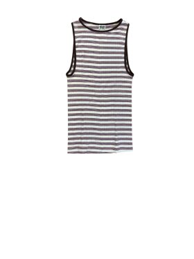 Nørgaard Paa Strøget - NPS Tank Top BW Stripe Nørgaard Paa Strøget - NPS Tank Top BW Stripe