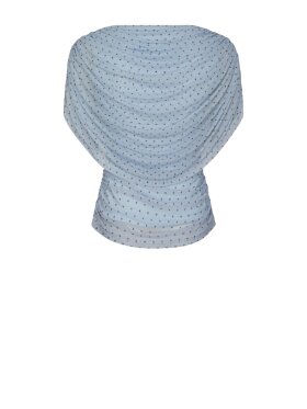 Neo Noir - Cottuna Dot Drapy Mesh Top