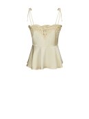Neo Noir - Kaela Heavy Sateen Lace Top