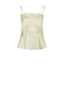 Neo Noir - Kaela Heavy Sateen Lace Top