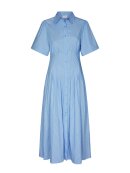 Neo Noir - Baia Stripe Poplin Dress Neo Noir - Baia Stripe Poplin Dress