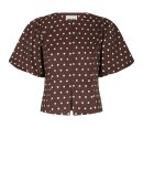 Neo Noir - Anela Dot Blouse Neo Noir - Anela Dot Blouse