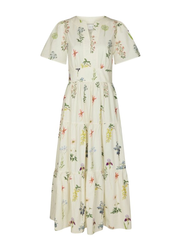 Neo Noir - Gardena Flower Rank Dress Neo Noir - Gardena Flower Rank Dress