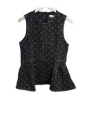 Co'Couture - DerriCC Dot Denim Top Co'Couture - DerriCC Dot Denim Top
