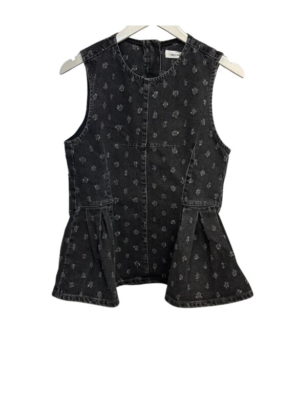 Co'Couture - DerriCC Dot Denim Top Co'Couture - DerriCC Dot Denim Top