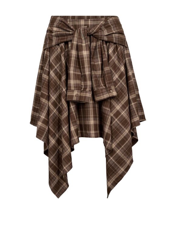 Co'Couture - DagnyCC Check Tie Skirt Co'Couture - DagnyCC Check Tie Skirt