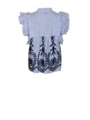 Neo Noir - Jayla Stripe Emb. Top