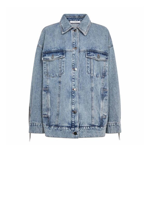 Co'Couture - DeniceCC Denim Fringe Jakke Co'Couture - DeniceCC Denim Fringe Jakke