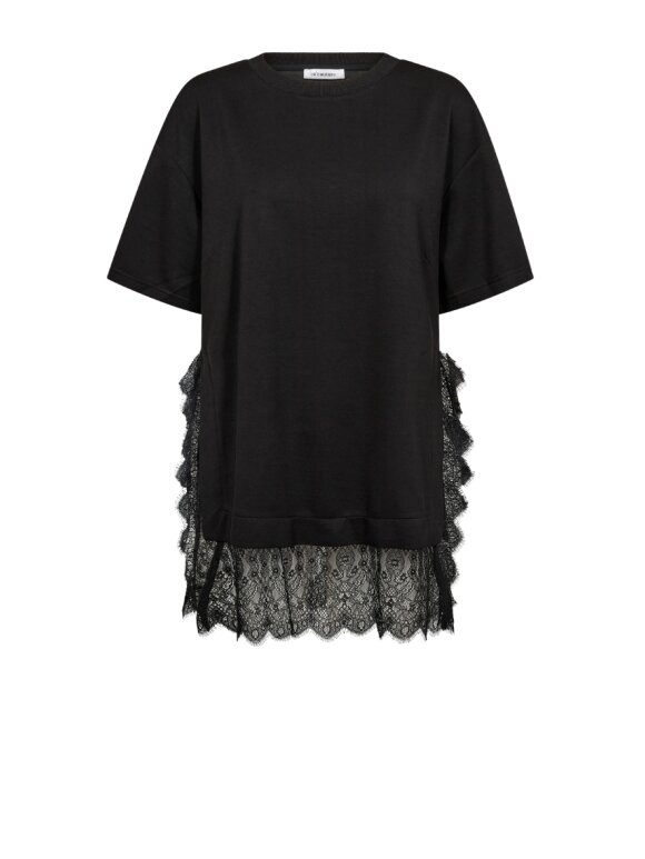 Co'Couture -  LarsonCC Mix Lace Tee