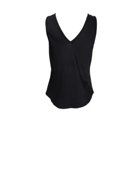 Black Colour - BCMabel Double V-Neck Top - Lev. Juli