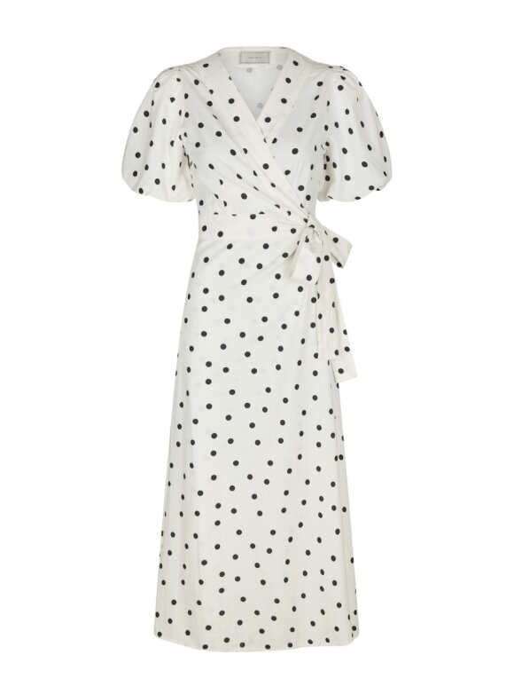 Neo Noir - Clarine Linen Dot Dress