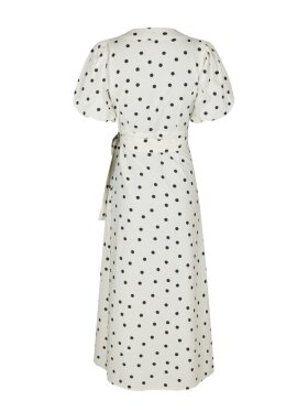 Neo Noir - Clarine Linen Dot Dress