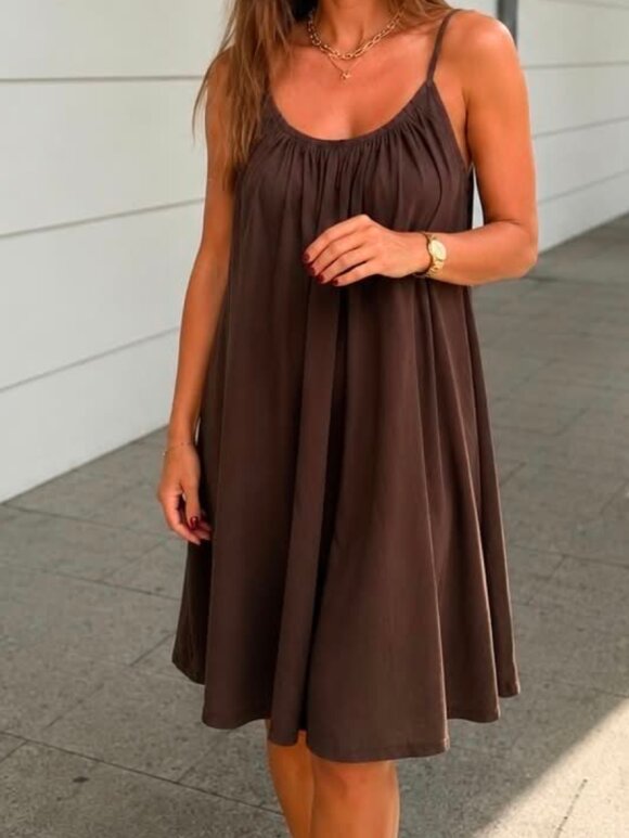 Black Colour - BCMinna Short Strap Dress Black Colour - BCMinna Short Strap Dress