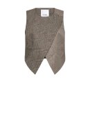 Co'Couture - VeyaCC Check Wrap Vest
