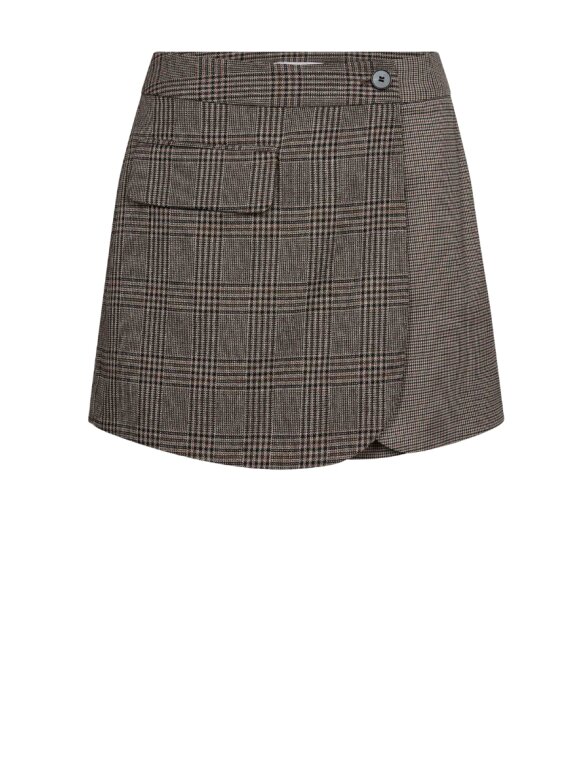 Co'Couture - VeyaCC Check Wrap Skort Co'Couture - VeyaCC Check Wrap Skort