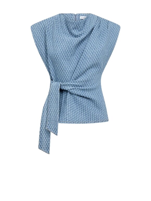 Co'Couture - AntoCC Denim Pleat Top Co'Couture - AntoCC Denim Pleat Top