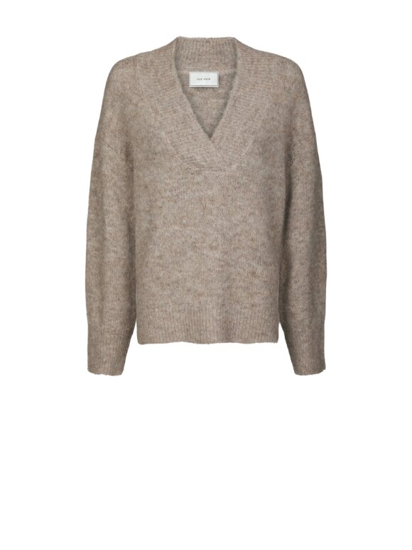 Neo Noir - Melli Fluffy Knit Blouse