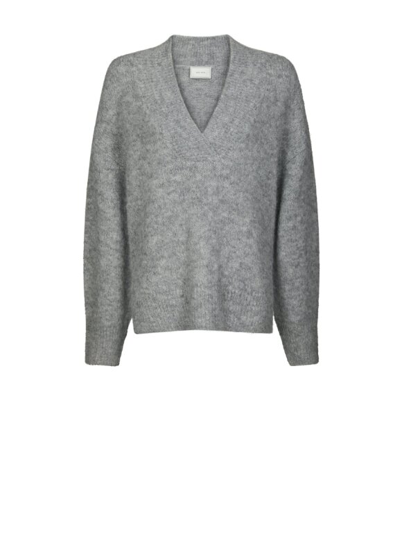 Neo Noir - Melli Fluffy Knit Blouse