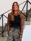 Tim & Simonsen - Mesh Pearl Blouse Tim & Simonsen - Mesh Pearl Blouse