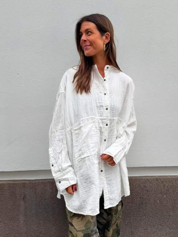 Rabens Saloner - Cotton Double oversize shirt Rabens Saloner - Cotton Double oversize shirt
