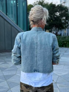 Co'Couture - JacksonCC Officer Denim Jacket - Lev. aug.