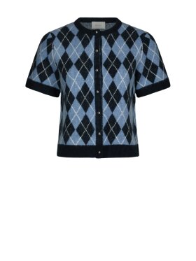Neo Noir - Allestar Check Knit Cardigan Neo Noir - Allestar Check Knit Cardigan