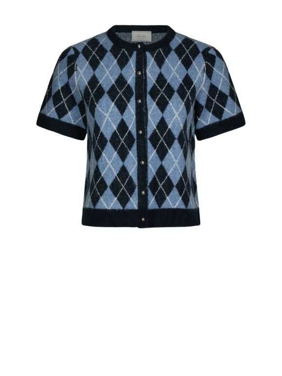 Neo Noir - Allestar Check Knit Cardigan Neo Noir - Allestar Check Knit Cardigan