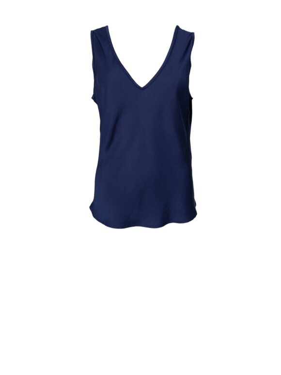 Black Colour - BCMabel Double V-Neck Top Black Colour - BCMabel Double V-Neck Top