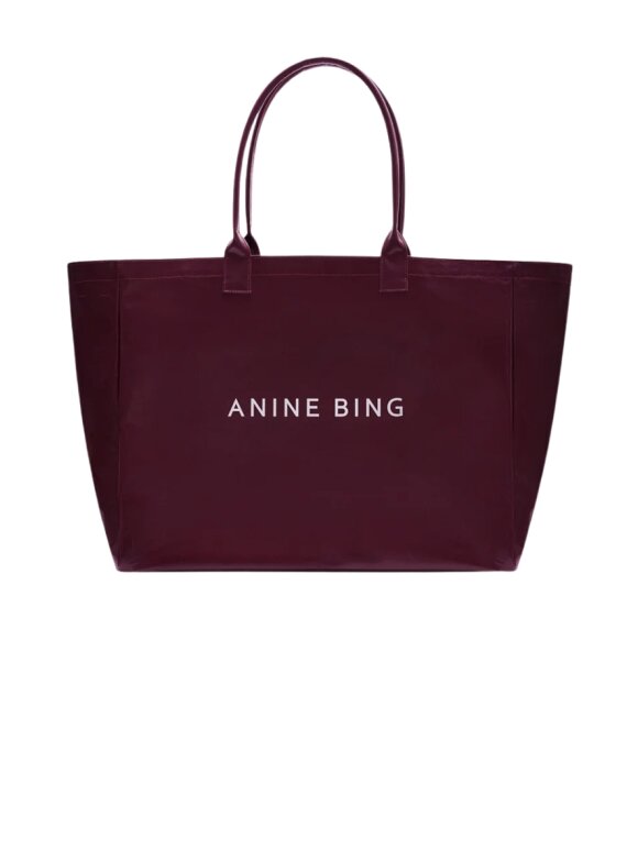 Anine Bing - Leo Coated Canvas Tote Anine Bing - Leo Coated Canvas Tote