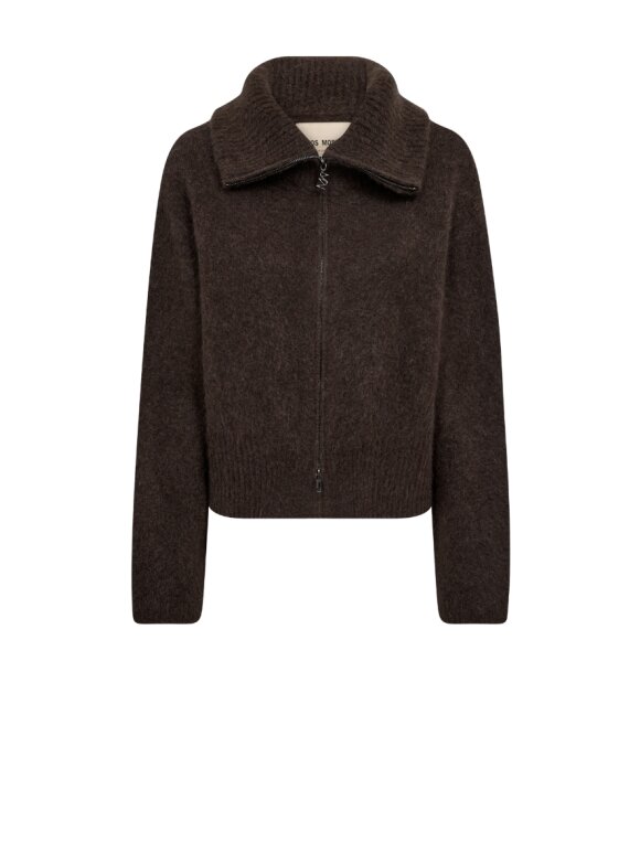 Mos Mosh - MMHulda Knit Zip Cardigan Mos Mosh - MMHulda Knit Zip Cardigan