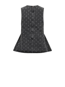 Co'Couture - DerriCC Dot Denim Top