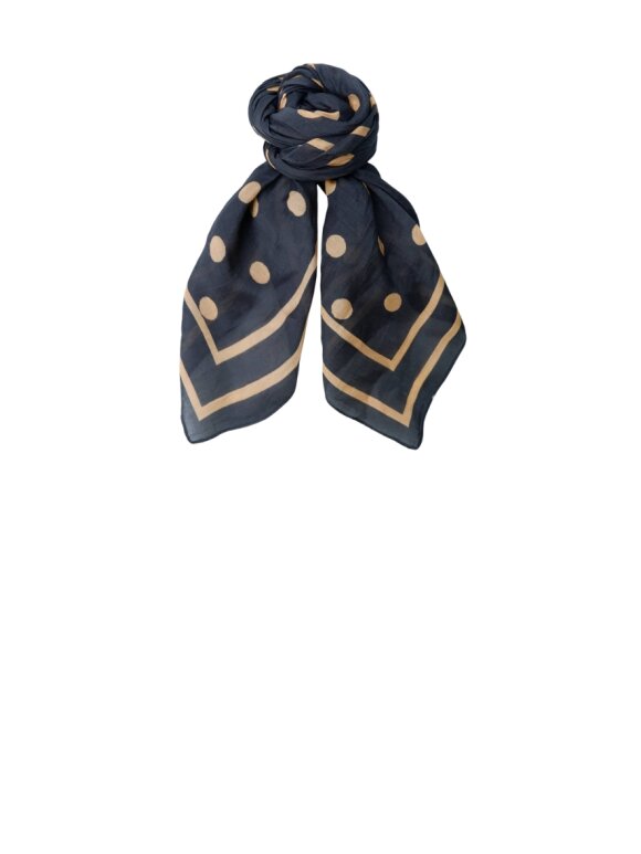 Black Colour - BCJude Dotted Mini Scarf Black Colour - BCJude Dotted Mini Scarf