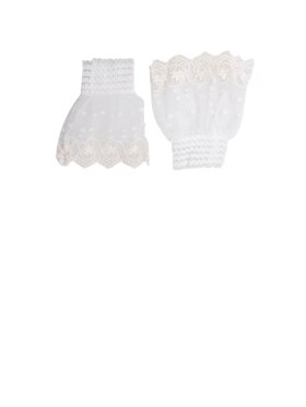 Black Colour - BCReeva Lace Cuffs