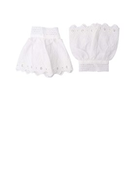 Black Colour - BCReeva Lace Cuffs