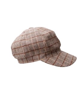 Black Colour - BCRosina Checked Cap